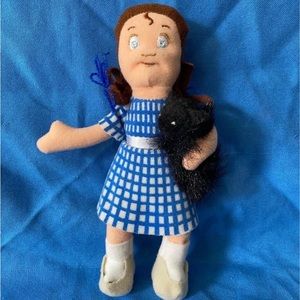 Dorling Kindersley Vintage Wizard of Oz Dorothy Toto 7 inch beanie plush doll